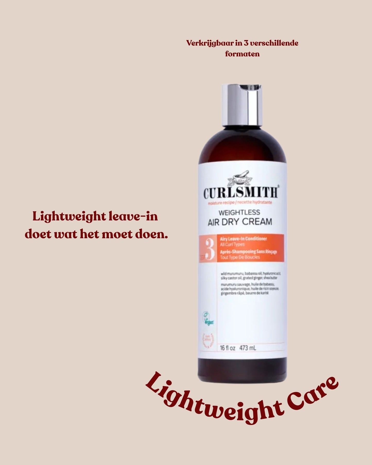CURLSMITH - WEIGHTLESS AIR DRY CREAM