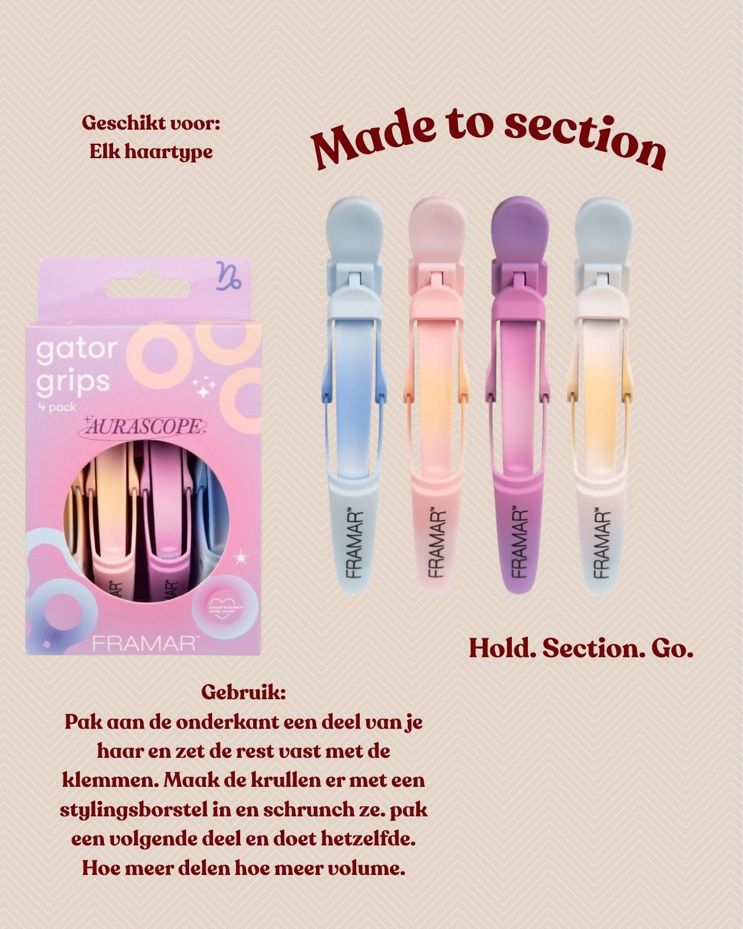 Framar Gator Grips Aurascope 4st.