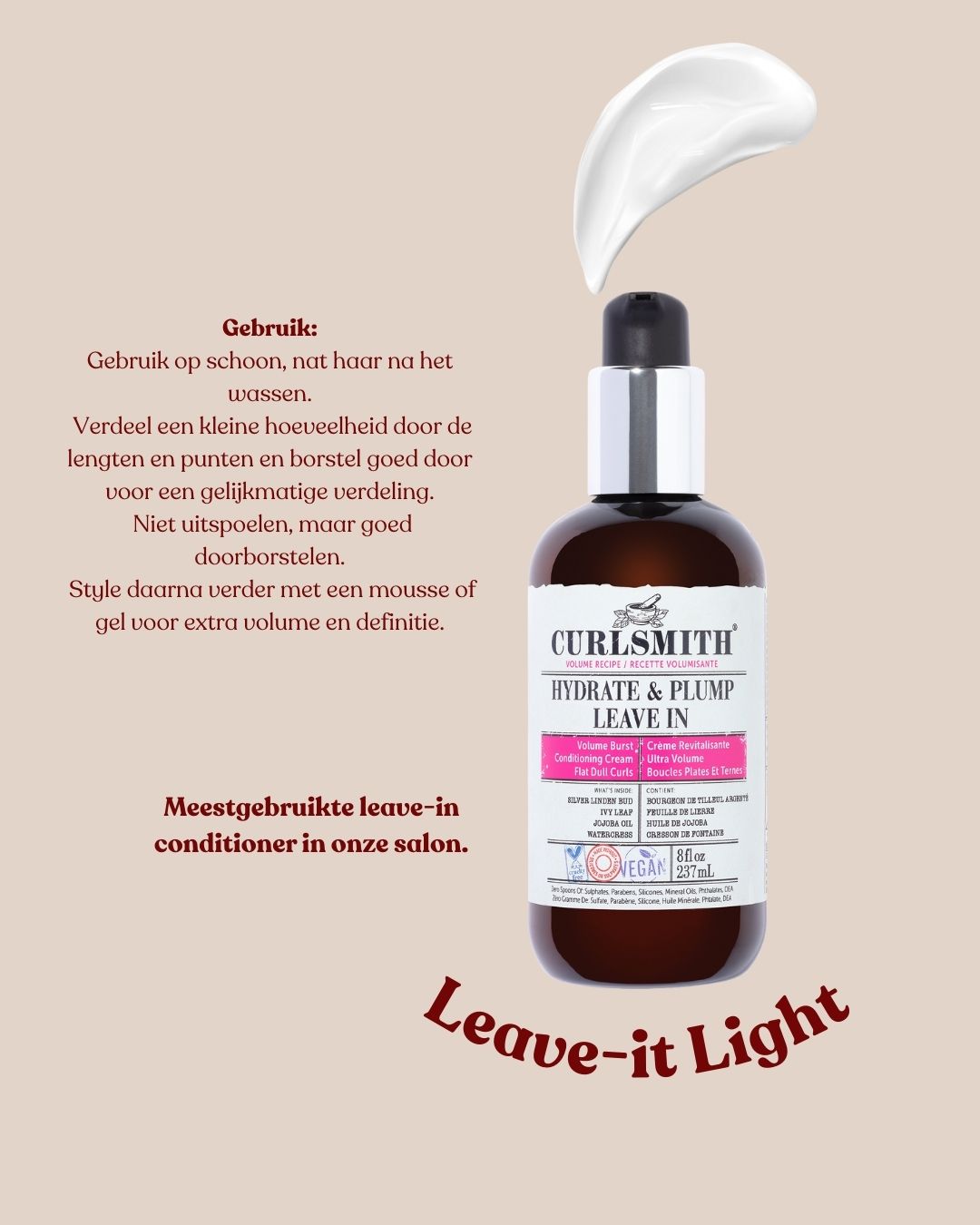 Curl Smith- Hydrate & Plump Leave- in conditioner