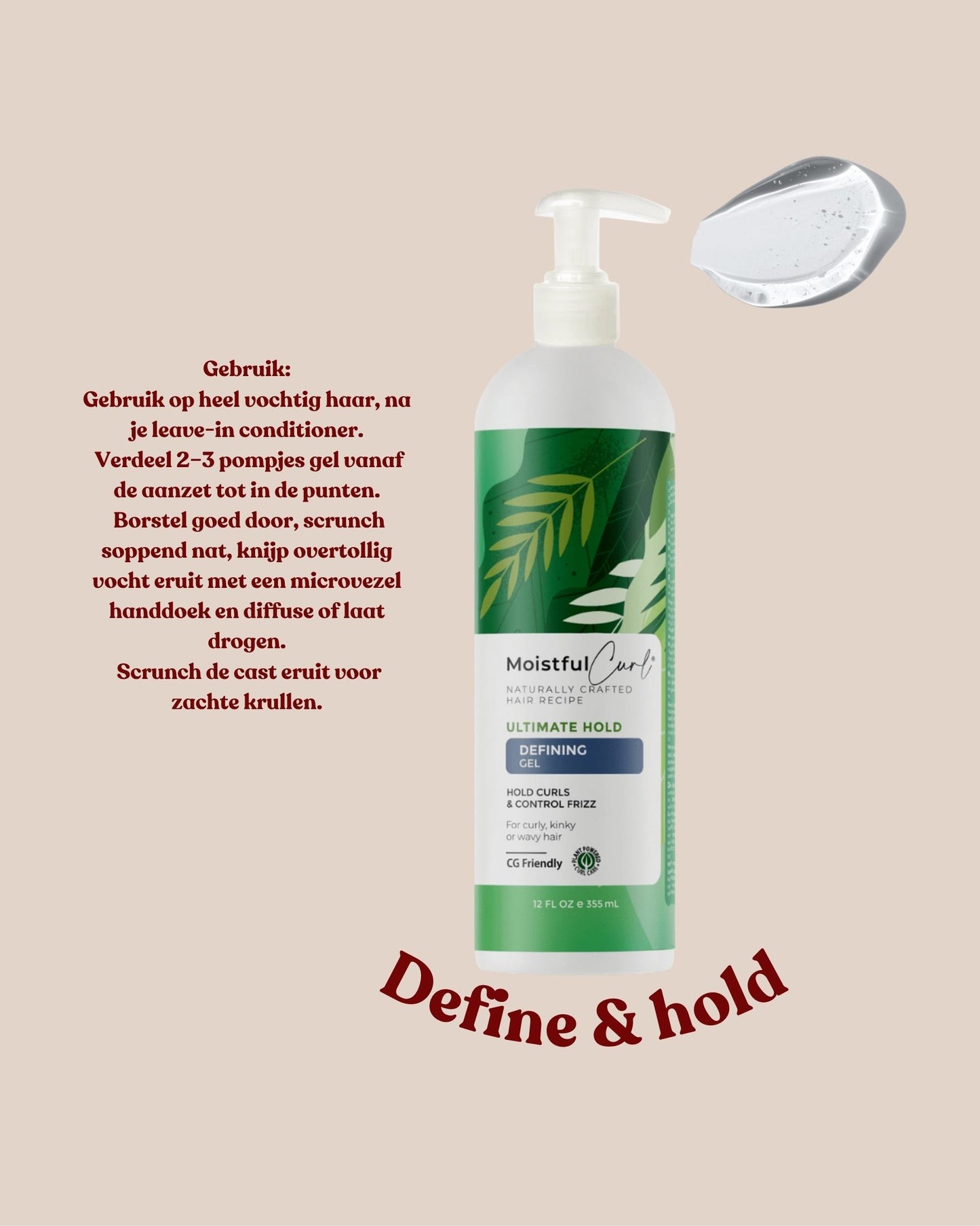 Moistful Curl Ultimate Hold Defining Gel 355ML