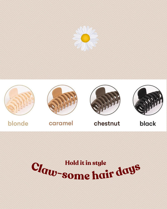 Framar Claw Clips – Neutral (4 kleuren)