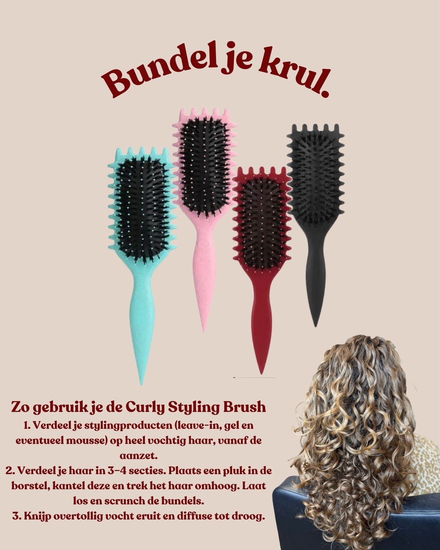 Me & Brush Curly Hair Styling Brush